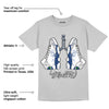 French Blue 13s DopeSkill Light Steel Grey T-shirt Breathe Graphic