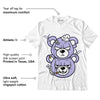 AJ 11 Low Pure Violet DopeSkill T-Shirt New Double Bear Graphic