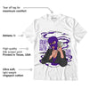 AJ 3 Dark Iris DopeSkill T-Shirt Money Is The Motive Graphic