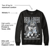 Black Metallic Chrome 6s DopeSkill Sweatshirt Real Lover Graphic