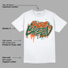 Dunk Low Team Dark Green Orange DopeSkill T-Shirt Rare Breed Graphic