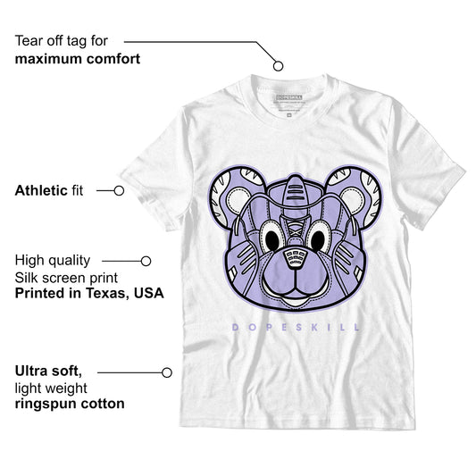 AJ 11 Low Pure Violet DopeSkill T-Shirt SNK Bear Graphic