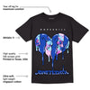 Hyper Royal 12s DopeSkill T-Shirt Juneteenth Heart Graphic