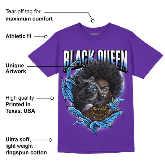 Court Purple 13s DopeSkill Purple T-shirt New Black Queen Graphic