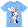 AJ 6 University Blue DopeSkill University Blue T-Shirt Love Sick Graphic