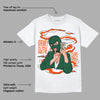 Dunk Low Team Dark Green Orange DopeSkill T-Shirt Money Is The Motive Graphic