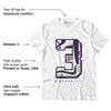 AJ 3 Dark Iris DopeSkill T-Shirt Number No.3 Graphic