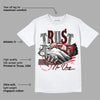 Fire Red 3s DopeSkill T-Shirt Trust No One Graphic