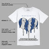 AJ 13 French Blue DopeSkill T-Shirt Juneteenth Heart Graphic