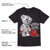 Black Metallic Chrome 6s DopeSkill T-Shirt Broken Heart Graphic