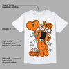 Orange Black White DopeSkill T-Shirt Love Sick Graphic