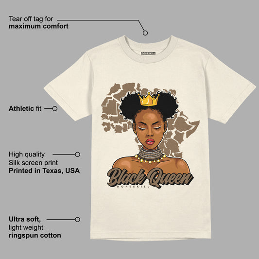 AJ 1 Low OG “Reverse Mocha” DopeSkill Sail T-shirt Black Queen Graphic