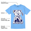 AJ 6 University Blue DopeSkill University Blue T-Shirt Hurt Bear Graphic