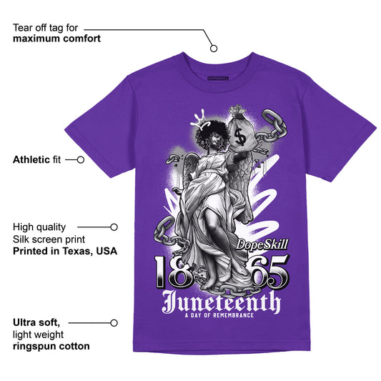 PURPLE Collection DopeSkill Purple T-shirt Juneteenth Graphic