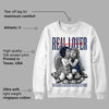 Midnight Navy 4s DopeSkill Sweatshirt Real Lover Graphic