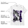 AJ 3 Dark Iris DopeSkill T-Shirt Trust God Graphic