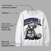 Midnight Navy 4s DopeSkill Sweatshirt Sick Bear Graphic