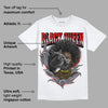 Fire Red 9s DopeSkill T-Shirt New Black Queen Graphic