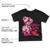 Coral Chalk 1s Mid DopeSkill Toddler Kids T-shirt Broken Heart Graphic