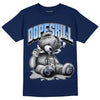 Georgetown 6s DopeSkill College Navy T-shirt Sick Bear Graphic