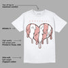 Rose Whisper Dunk Low DopeSkill T-Shirt Slime Drip Heart Graphic