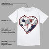 Midnight Navy 4s DopeSkill T-Shirt Heart AJ 4 Graphic