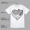 AJ 12 Stealth DopeSkill T-Shirt Heart AJ 12 Graphic