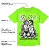 Neon Green Collection DopeSkill Neon Green T-shirt Real Lover Graphic