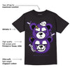 PURPLE Collection DopeSkill T-Shirt New Double Bear Graphic