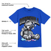 Hyper Royal 12s DopeSkill Hyper Royal T-shirt Sick Bear Graphic