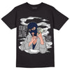 Georgetown 6s DopeSkill T-Shirt Money Is The Motive Graphic - Black