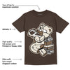 AJ 1 Low OG “Reverse Mocha” DopeSkill Ridgerock T-shirt Bear Steals Sneaker Graphic