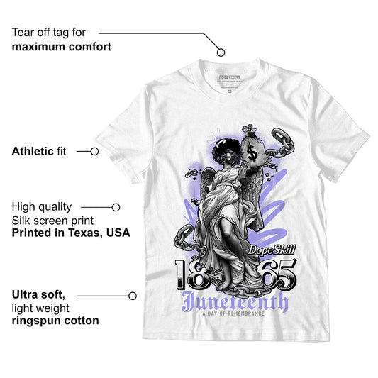 AJ 11 Low Pure Violet DopeSkill T-Shirt Juneteenth Graphic