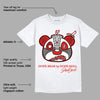 Fire Red 3s DopeSkill T-Shirt Sneaker Bear Head Graphic