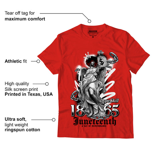 AJ 9 Chile Red DopeSkill Chile Red T-shirt Juneteenth Graphic