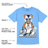 AJ 6 University Blue DopeSkill University Blue T-Shirt Greatest Graphic