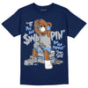 Georgetown 6s DopeSkill College Navy T-shirt If You Aint Graphic