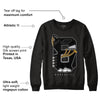 Black Metallic Chrome 6s DopeSkill Sweatshirt Number No.6 Graphic