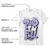 AJ 11 Low Pure Violet DopeSkill T-Shirt New Paid In Full Graphic