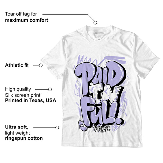 AJ 11 Low Pure Violet DopeSkill T-Shirt New Paid In Full Graphic