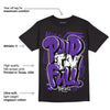 PURPLE Collection DopeSkill T-Shirt New Paid In Full Graphic