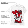 AJ 13 Red Flint DopeSkill T-Shirt Love Sick Graphic