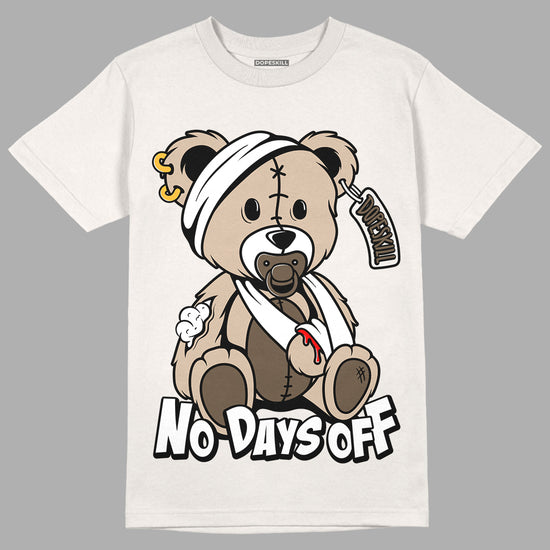 YZ Foam Runner Sand DopeSkill T-shirt Hurt Bear Graphic