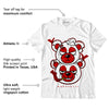 AJ 6 “Red Oreo” DopeSkill T-Shirt New Double Bear Graphic