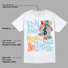 Denim 1s Retro High DopeSkill T-Shirt Real Ones Move In Silence Graphic