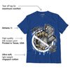 AJ 13 Brave Blue DopeSkill Navy T-shirt Takin No L's Graphic