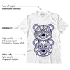 AJ 11 Low Pure Violet DopeSkill T-Shirt Leather Bear Graphic