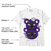 AJ 3 Dark Iris DopeSkill T-Shirt New Double Bear Graphic