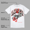 Fire Red 3s DopeSkill T-Shirt Loser Lover Graphic