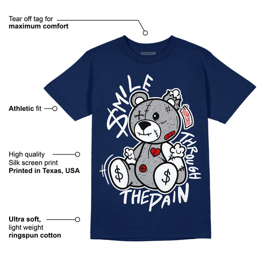 Midnight Navy 4s DopeSkill Midnight Navy T-shirt BEAN Graphic